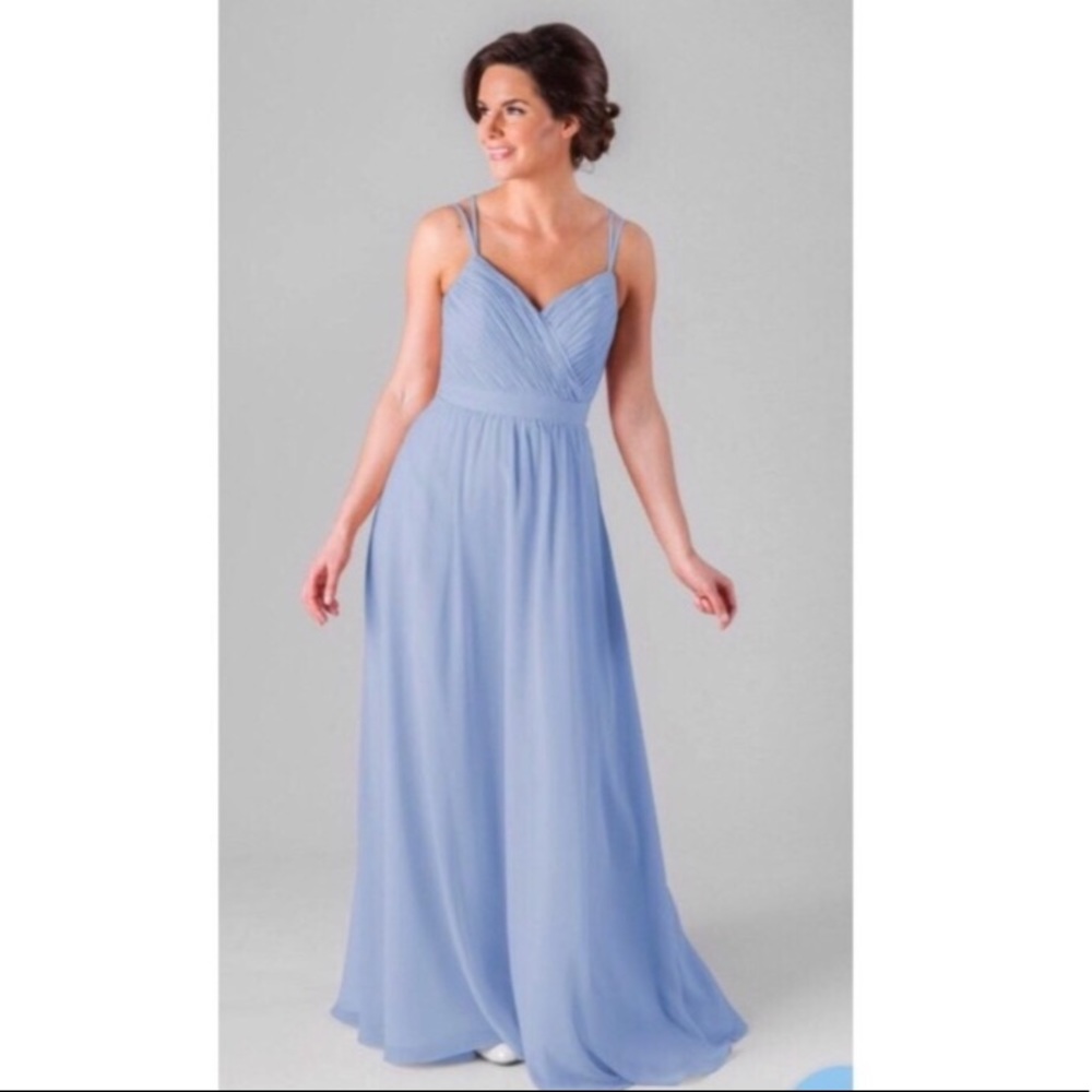 Kennedy Blue bridesmaid Dress in CORNFLOWER